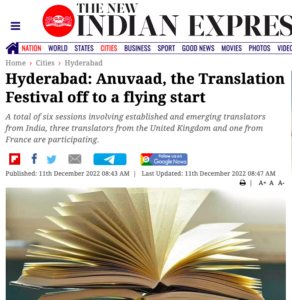 The New Indian Express Hans India - Anuvaad 2022